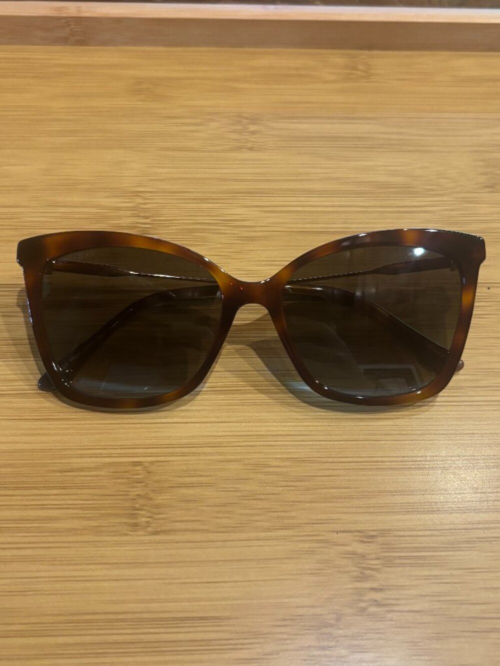 Brand NEW Jimmy Choo Maci Women's Havana Cat Eye Sunglasses